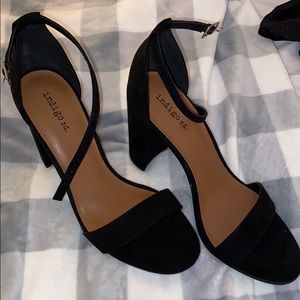 Black high heels